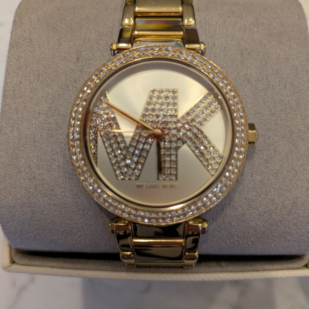 Michael Kors Gold Crystal Women's Watch